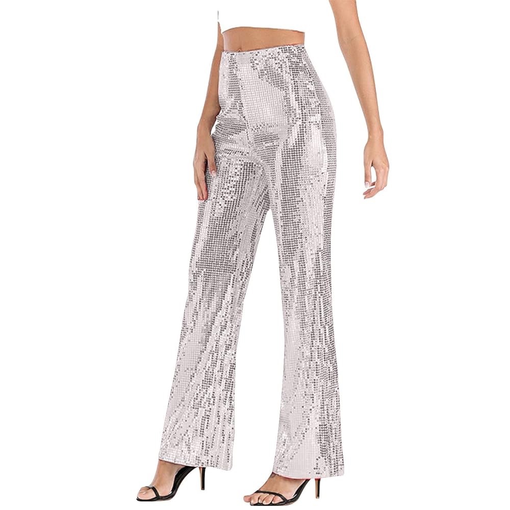 Brand New Amazing Silver Sequin pants! Disco or Upcoming Jazziest?
